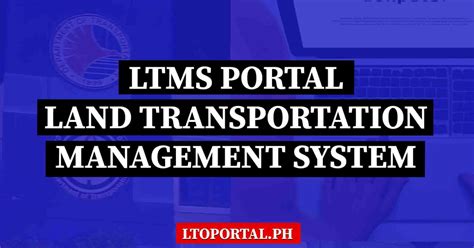land transportation management system portal.